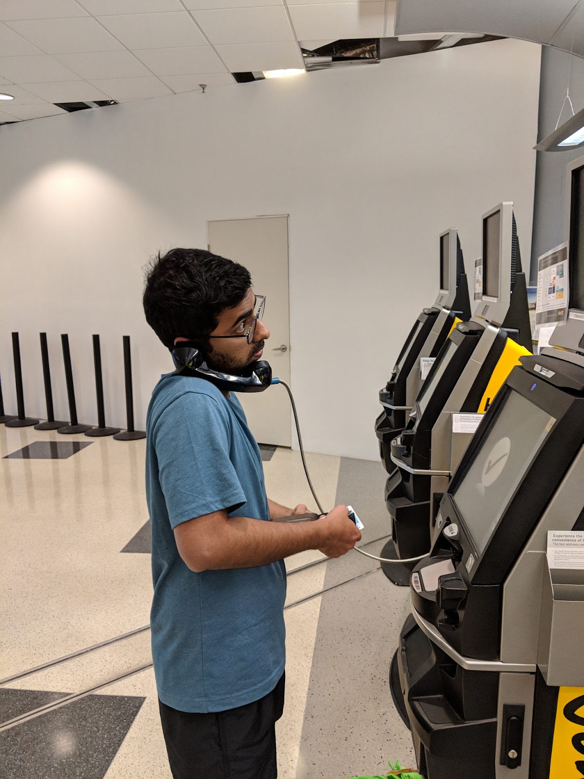 Kaushal Shah working in DJ Sanghvi on his trip to Florida