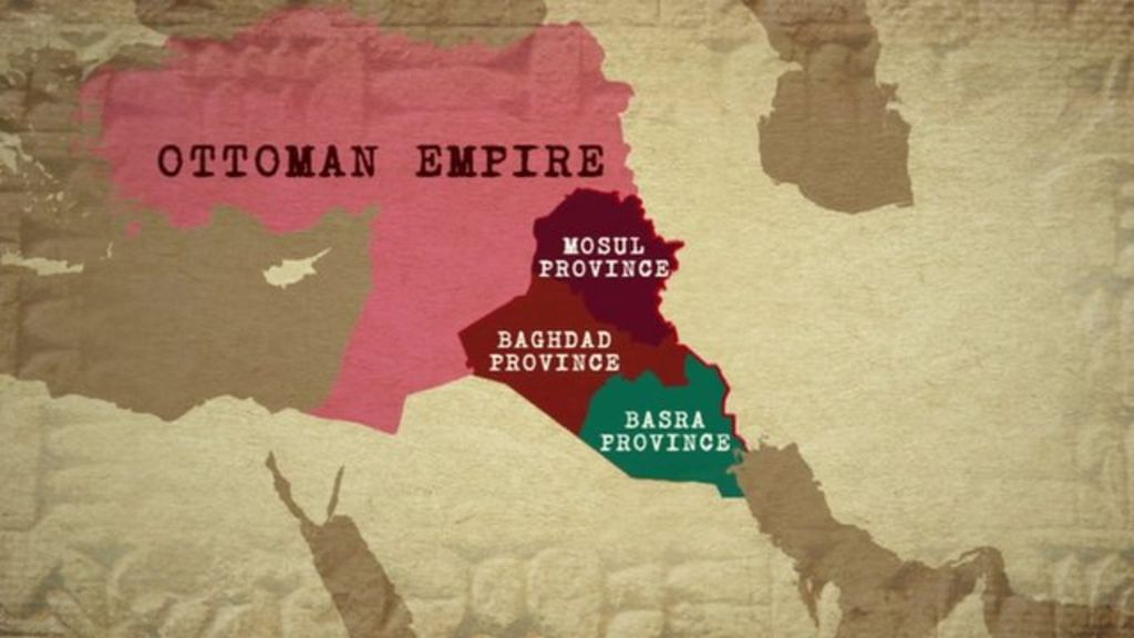 Map of Middle-East during the Ottoman Empire