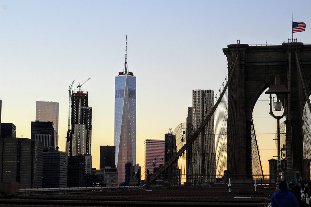 Brooklyn Bridge in NYC Photography Evening