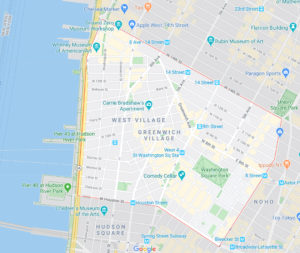 Greenwich Village NYC Map