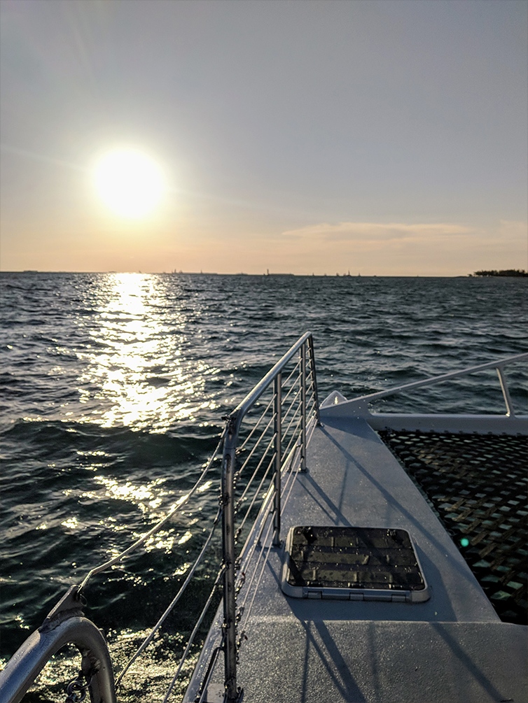 Yacht ride in Miami, Florida