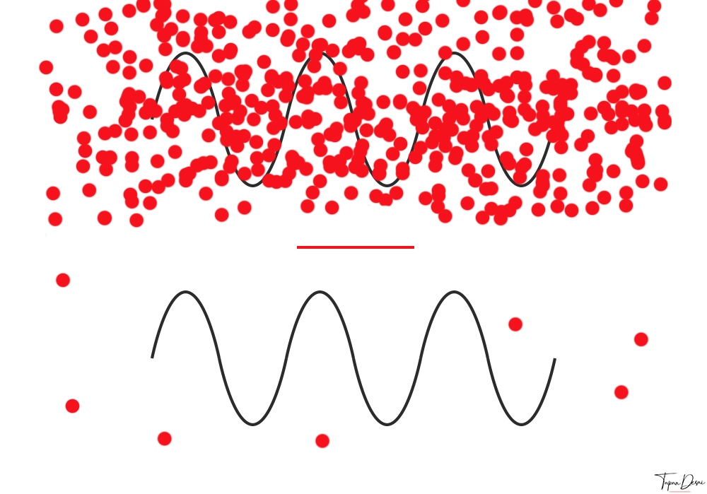 More Signal, Less Noise - Tapan Desai - Graphic - Vector