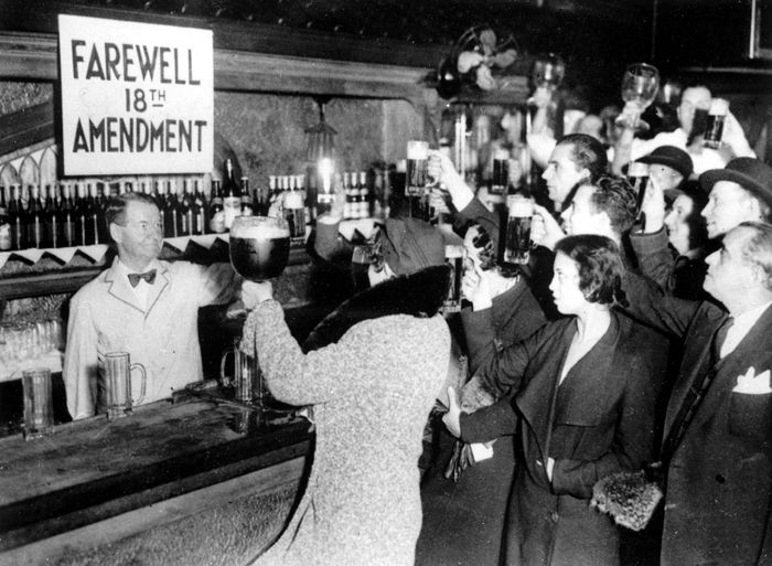 Prohibition Over In A Speakeasy