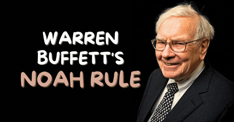 This article explains Warren Buffett's Noah Principle which helps to conquer procrastination and convert it into action.