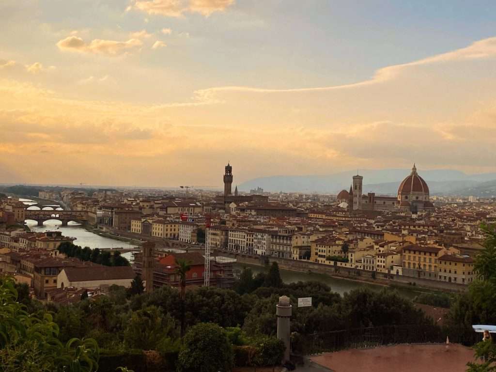 An image showing the Florence city skyline by Tapan Desai