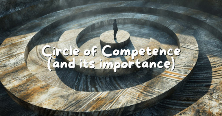 A person navigating a maze describing the nature of the concept of circle of competence